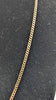 9ct Yellow Gold Curb Chain Necklace With Crucifix Pendant - 10.36 Grams - 20" Long