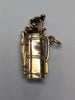 9CT GOLD GOLF BAG/CLUBS PENDANT  PRESTON STORE