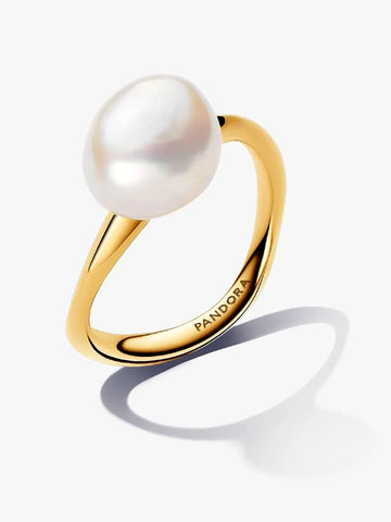 Baroque Treated Freshwater Cultured Pearl Rin Size 60 *Collection Only*