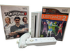 NINTENDO WII CONSOLE WITH 2 GAMES,REMOTE & CHUCK PRESTON STORE