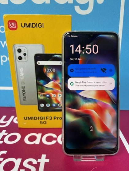 UMIDIGI F3 PRO 5G 8GB RAM 256GB MATTE SILVER UNLOCKED BOXED