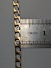 9ct gold square link chain