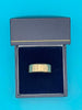 9ct gold band - T