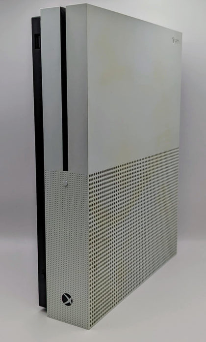 Xbox One S Console, 500GB, White, Unboxed, No Pad, Case Stain
