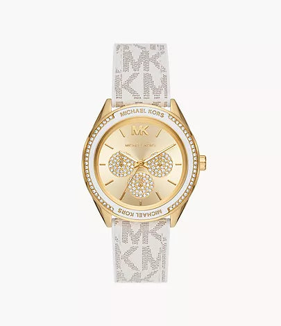 Michael Kors Multifunction Vanilla PVC Watch