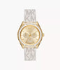 Michael Kors Multifunction Vanilla PVC Watch