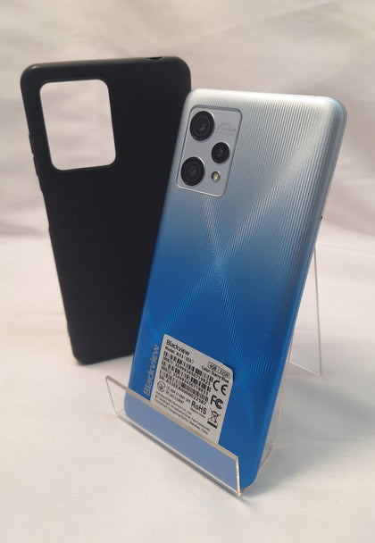 Blackview A53 32GB blue smartphone Unlocked unboxed with silicone case