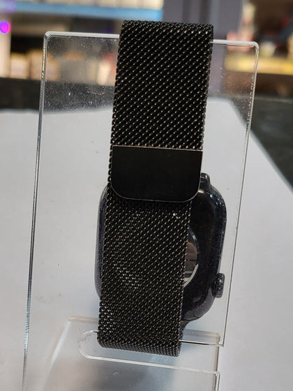 Apple Watch Series 10 (GPS), Jet Black Aluminium, 42mm with Mesh Strap. 100% Battery Health