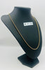 9CT YELLOW GOLD ROPE STYLE CHAIN, 375 HALLMARKED, 20”, 14.58G, BOXED