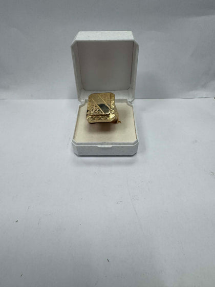 6.6g 14ct Gold Ring - Size W -**Hallmarked**