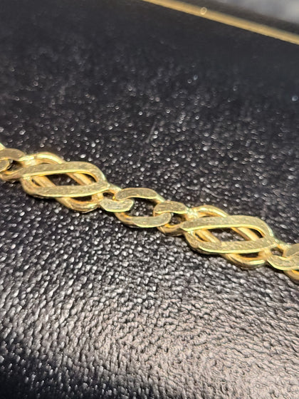 9ct Yellow Gold Celtic Links bracelet - 4.9G - 8