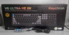 Keychron V6 Ultra 8000Hz Full-Size Wireless Mechanical Gaming Keyboard - 2.4 GHz/Bluetooth/Wired, ZMK Programmable RGB Red Linear Switch, Compatible w