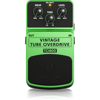 Behringer TO800 Vintage Tube Overdrive Effects Pedal