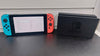 Nintendo Switch console 32GB+ neon red & blue joy-con with dock unboxed screen has scratches ref pic