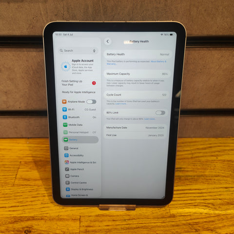 Apple iPad Mini A17 Pro 128gb B/H 95%