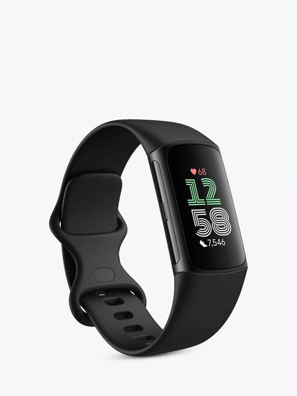 Fitbit Charge 6 Tracker - Obsidian & Black