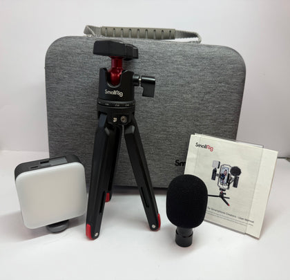 SmallRig All-in-One Video Kit For Smartphone Creators with Audio and Lighting System Full Quick Pro Edition 4704