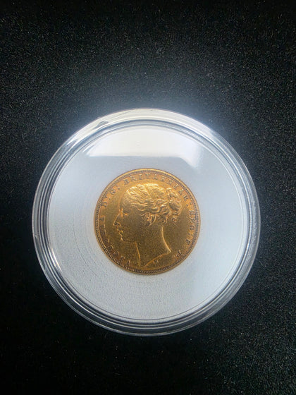 22ct Gold Sovereign 1878 8G