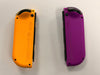 Nintendo switch joy con pair joycon purple orange boxed