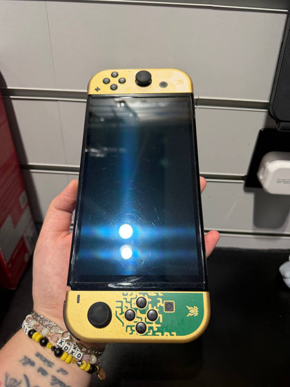 Switch Console, 64GB OLED Legend of Zelda + Gold Joy-Con