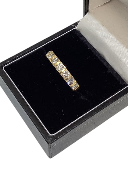 18ct Diamond eternity ring approx. 0.75pt in Diamond weight.