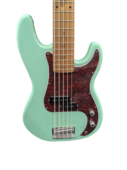 Fazley Sunset Series Piranha 5 Surf Green Bass Guitar