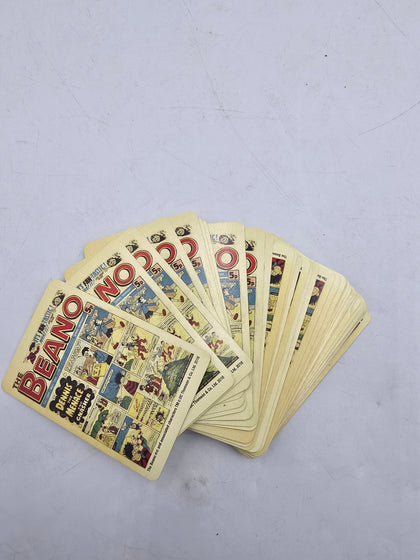 Beano retro cards in tin box