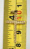 Beautiful 18ct Yellow Gold Patterned Cross Pendant - 2G - 1" Length - Hallmarked
