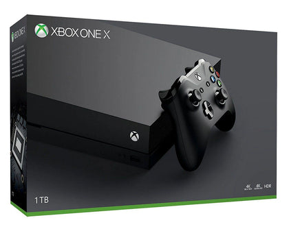 Microsoft Xbox One X - 1 TB - Black BOXED