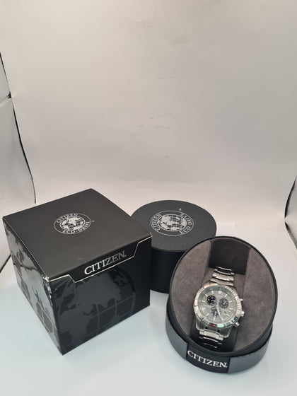 Citizen Eco-Drive Brycen (BL5450-54H), Chronograph Perpetual Calendar Men's Watch, Boxed