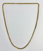 18ct yellow gold franco necklace 19"