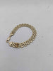 9ct Yellow Gold Gate Watch Like Bracelet - 8" Long - 10.34 Grams