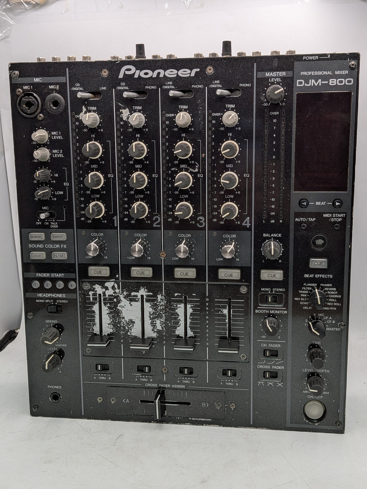DJ機材 Pioneer DJM-800 [DJ MIXER] PIONEER DJM-800 4 Channel Digital Mixer with MIDI Compatibility