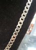 925 - Silver Curb Necklace - 63.30g - 22" - Hallmarked