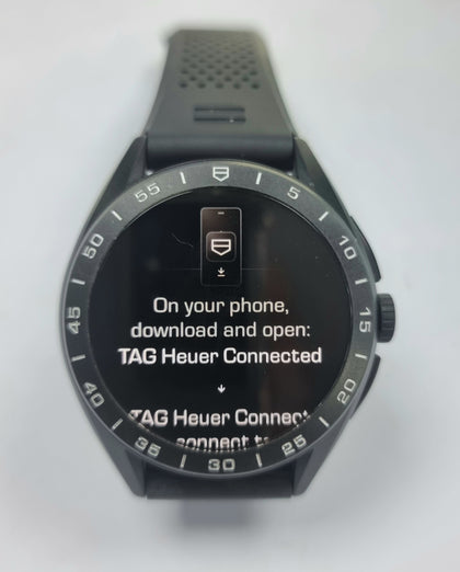 Tag Heuer Connected E3 45mm Watch Black Titan