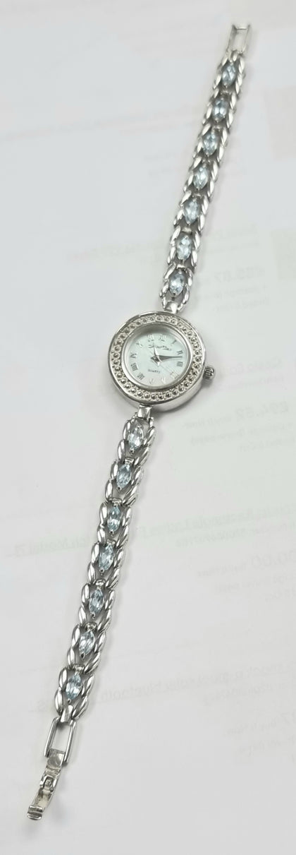 Jewel Time 925 Silver And Gemstone Ladies Watch LW7663