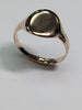 9CT GOLD SIGNET RING SIZE O