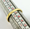 18ct yellow gold green & diamond K 1/2