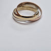 9CT GOLD PUZZLE RING SIZE P PRESTON STORE