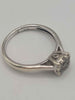(375 9ct Hallmarked&Tested), 1.9g White Gold Diamond Ring, Size J