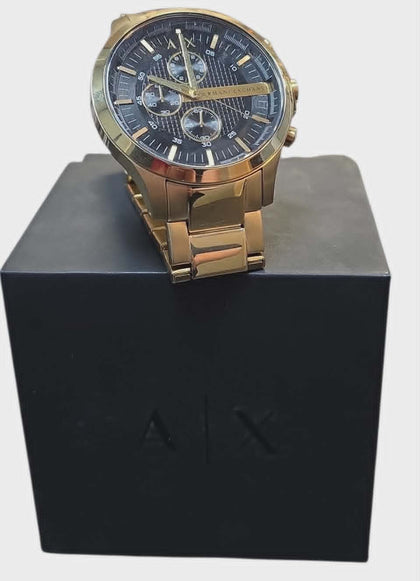** Sale ** Armani Exchange Men's Gold-Tone Chronograph Watch
