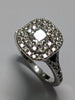 18Ct White Gold Diamond Ring size J