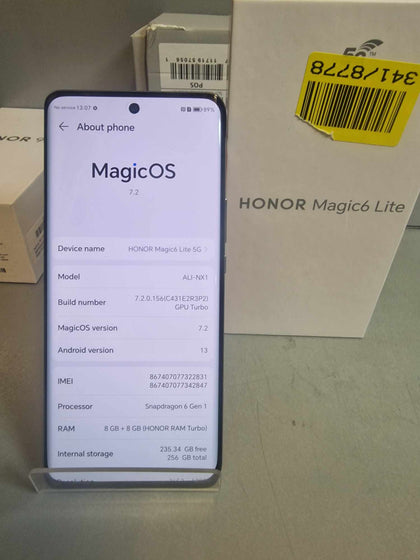 Honor Magic6 Lite 5G - 256GB, Sunrise Orange.