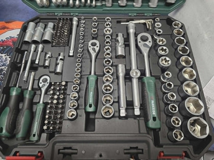 parkside 216 piece socket set