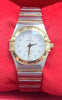 Omega Constellation Manhattan Steel & 18ct Gold Diamond Swiss Watch