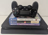 Playstation 4 Slim Console, 500GB Black, & 3 games