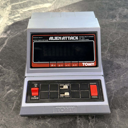 Tomy Alien Attack Vintage Tabletop Game Tested Working