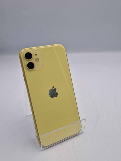 Apple iPhone 11 64GB Yellow | Unlocked | 4G | Smartphone | 78% Batt *CRACKED GENERIC SCREEN*