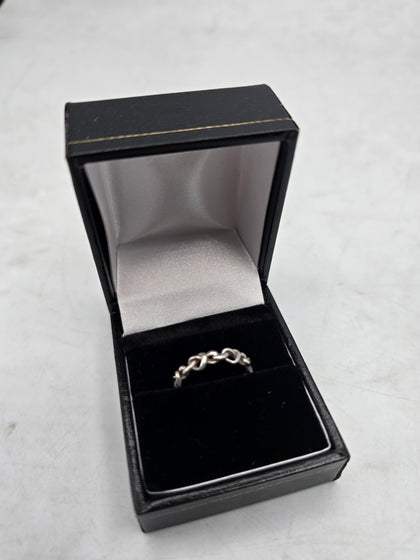 pandora knotted hearts ring size J
