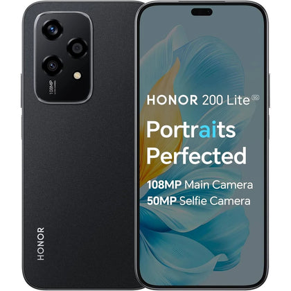 Honor 200 Lite - 256 GB, Black Any Network